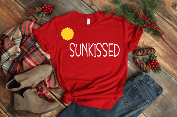 Download Sun Kissed - SVG Vector T-shirt Design - Premium Resources
