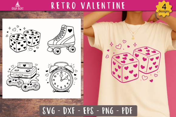 Download Retro Valentine SVG Cute Vintage Games - Retro valentine svg Collection