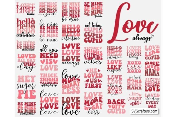 Download 35 Retro Valentine Svg Bundle - Retro valentine svg Collection